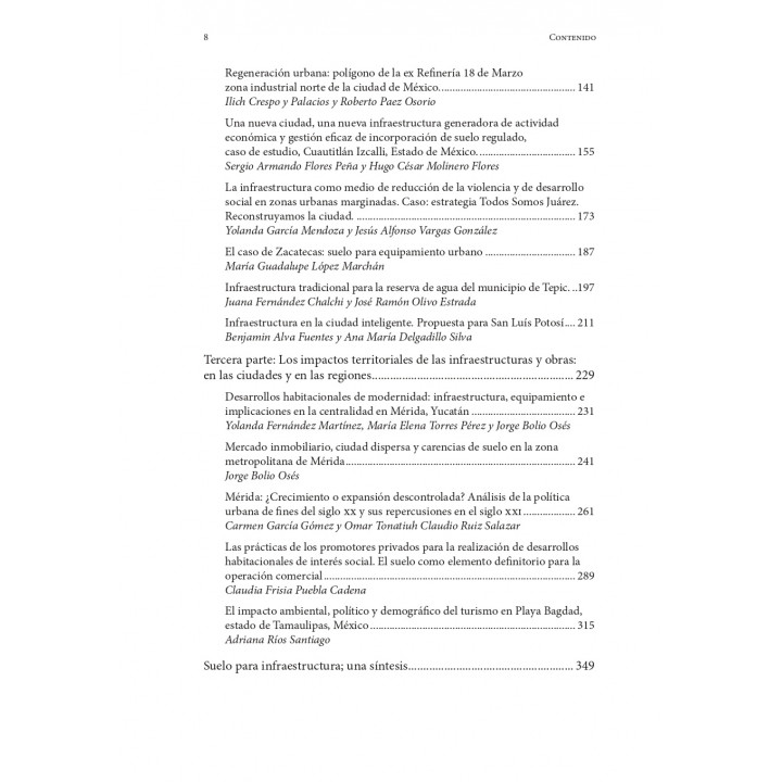 Suelo para infraestructura. Memorias del IV Congreso Nacional de Suelo Urbano