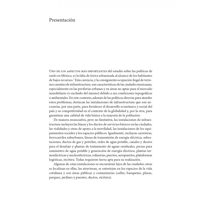 Suelo para infraestructura. Memorias del IV Congreso Nacional de Suelo Urbano