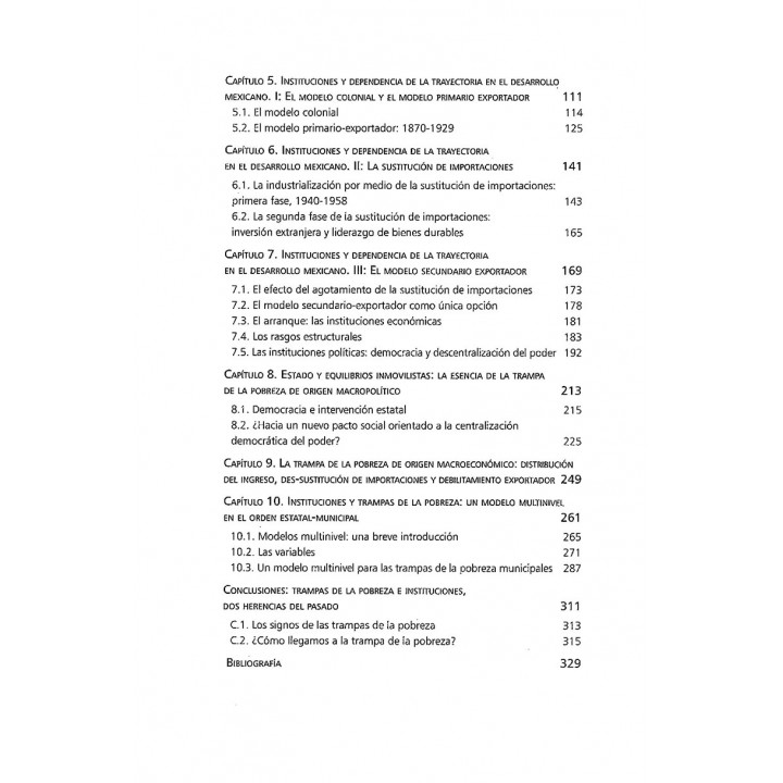 Instituciones y trampas de la pobreza en México. Economía política e historia