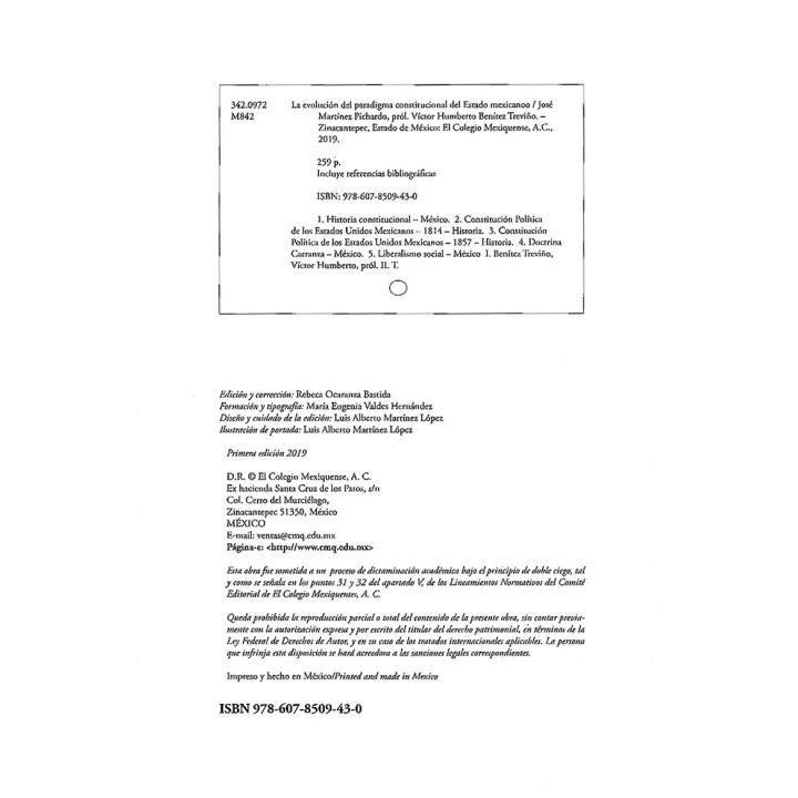 La evolución del paradigma constitucional del Estado mexicano