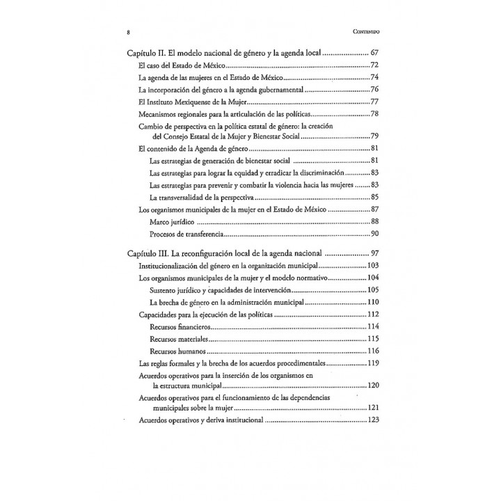 Un lugar indefinido. El género en la agenda municipal. La reconstrucción local de la política nacional en el Estado de México.