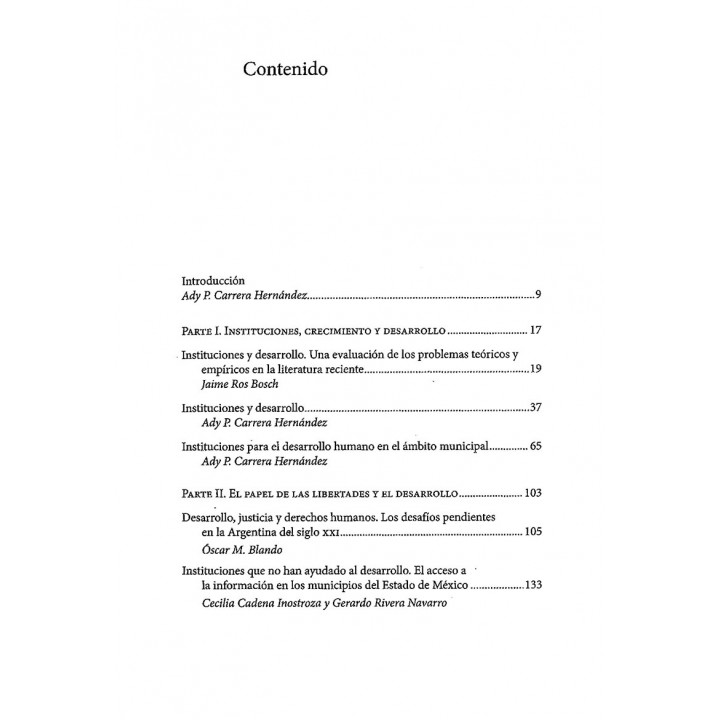 Instituciones y desarrollo