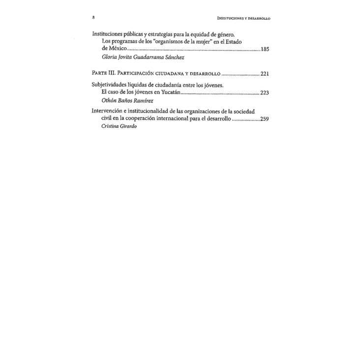 Instituciones y desarrollo