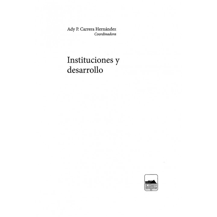 Instituciones y desarrollo