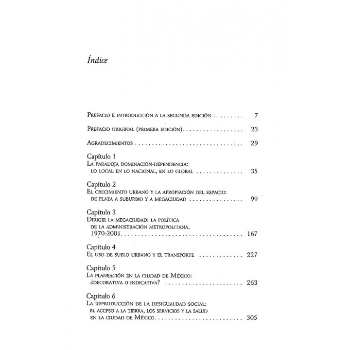 México megaciudad: Desarrollo y política 1970-2002
