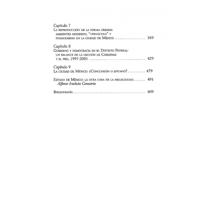 México megaciudad: Desarrollo y política 1970-2002