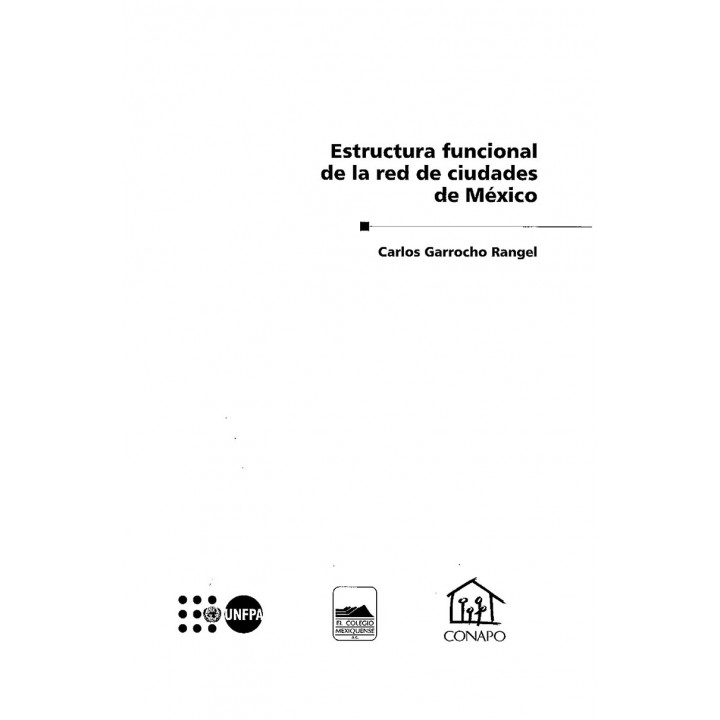 Estructura funcional de la red de ciudades de México