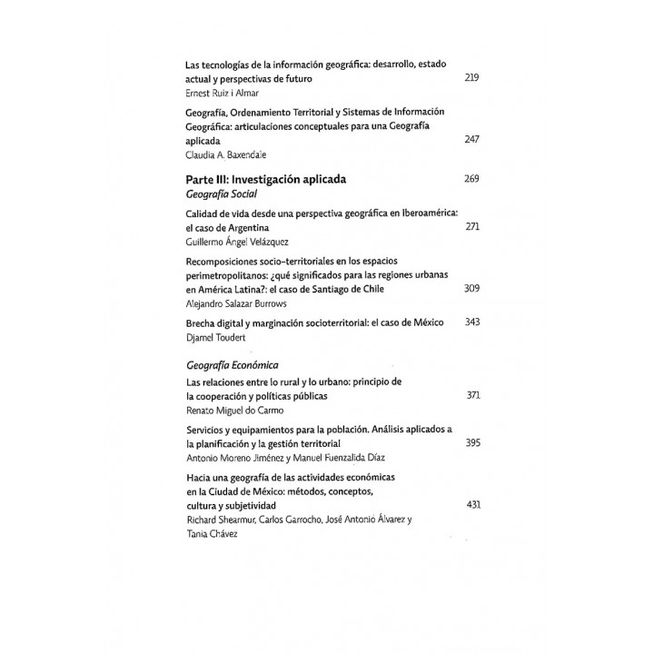 Geografía aplicada en Iberoamérica. Avances, retos y perspectivas