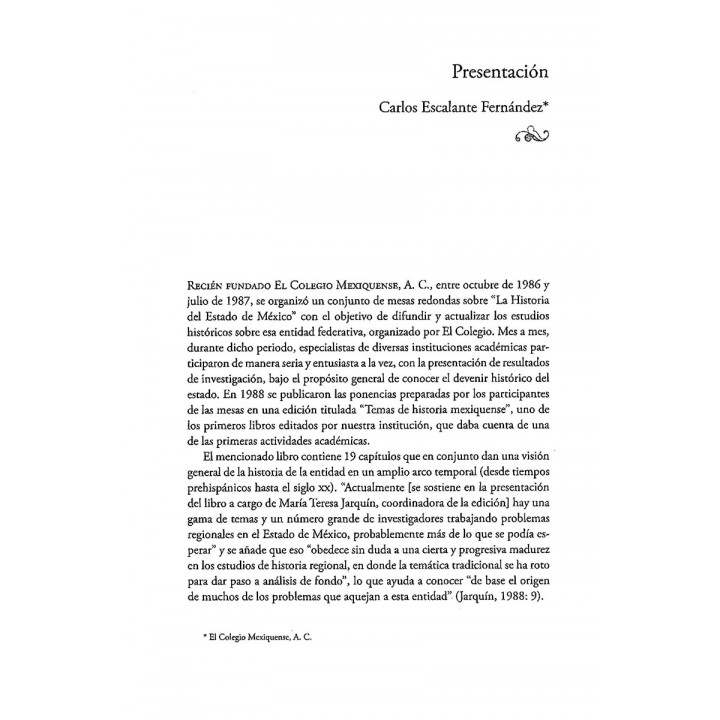 Miradas recientes a la historia del Estado de México Siglos XIX y XX