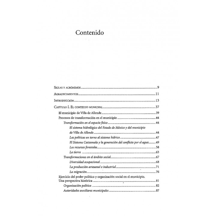 Vivir donde nace el agua. El movimiento social mazahua en Villa de Allende, Estado de México