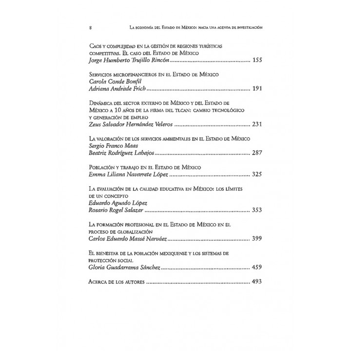 La economía del Estado de México. Hacia una agenda de investigación