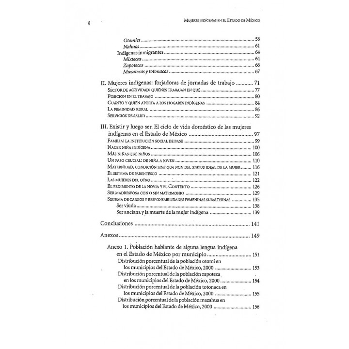 Mujeres indígenas en el Estado de México. Vidas conducidas desde sus instituciones sociales