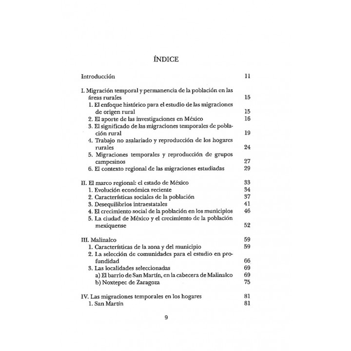 Migración temporal en malinalco. La agricultura de subsistencia en tiempos de crisis