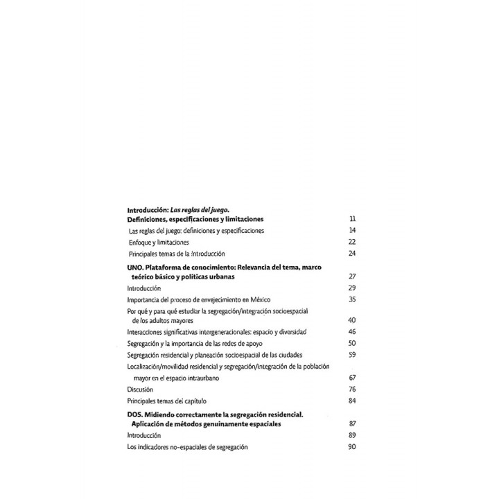 Segregación socioespacial de la población mayor. La dimensión desconocida del envejecimiento