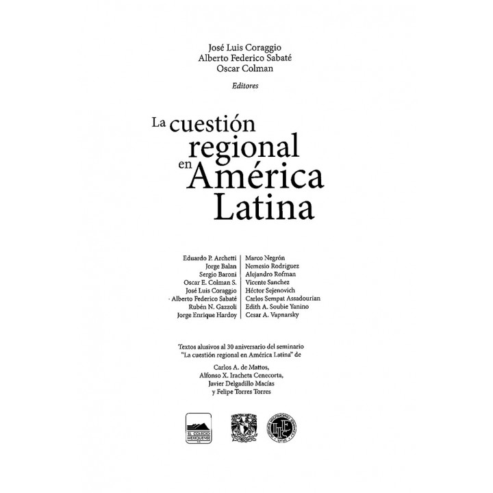 La cuestión regional en América Latina