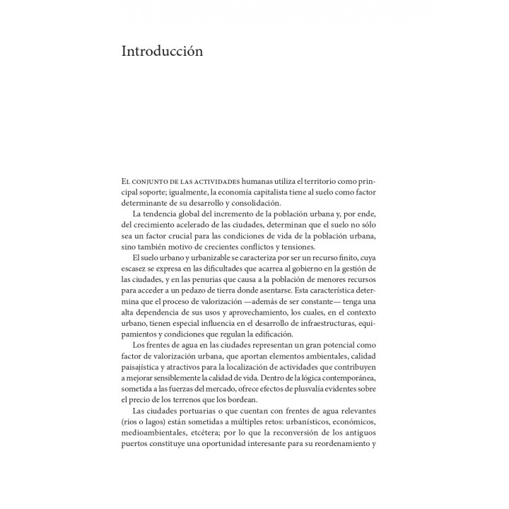 Suelo urbano y frentes de agua. Debates y propuestas en Iberoamérica