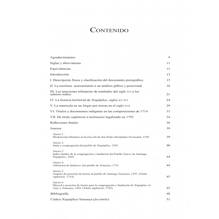Códice Xiquipilco-Temoaya y títulos de tierras otomíes.