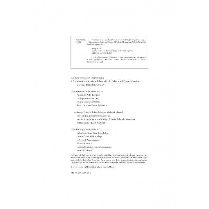 Flor - flora: su uso ritual en Mesoamérica
