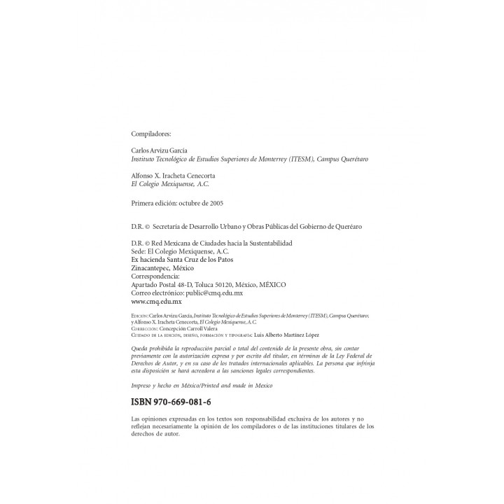 Campo-ciudad-metrópoli: retos y perspectivas. Textos del V Seminario-Taller Internacional de la Red mexicana de ciudades ...