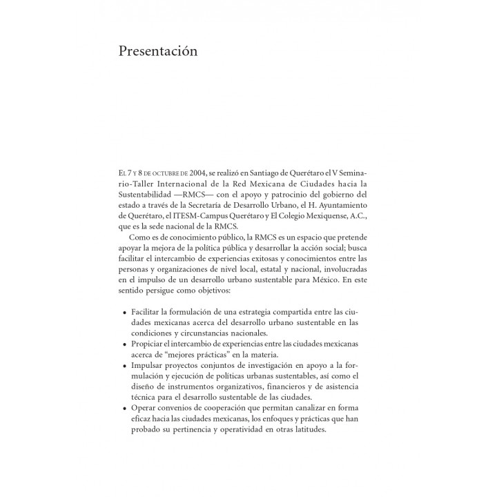 Campo-ciudad-metrópoli: retos y perspectivas. Textos del V Seminario-Taller Internacional de la Red mexicana de ciudades ...
