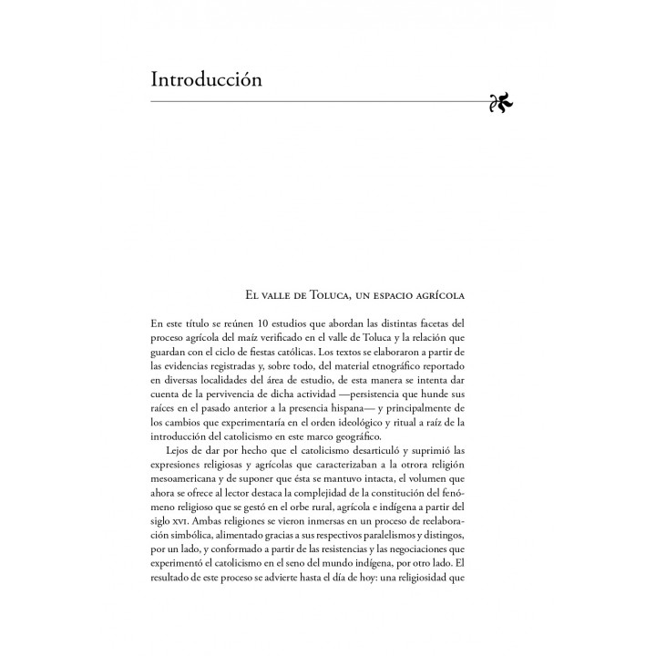 La virgen, los santos y el orbe agrícola en el valle de Toluca