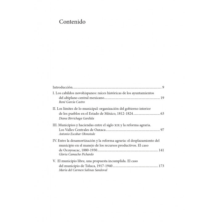 Raíces históricas del municipio. Estado de México y Oaxaca