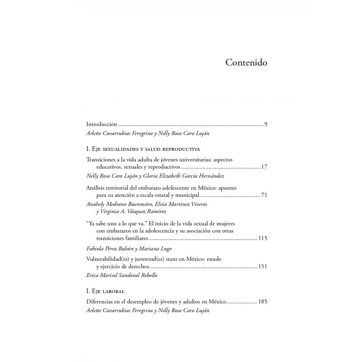 Jóvenes y vulnerabilidad social en el México actual. Aproximaciones desde lo laboral, sexual-reproductivo y educativo