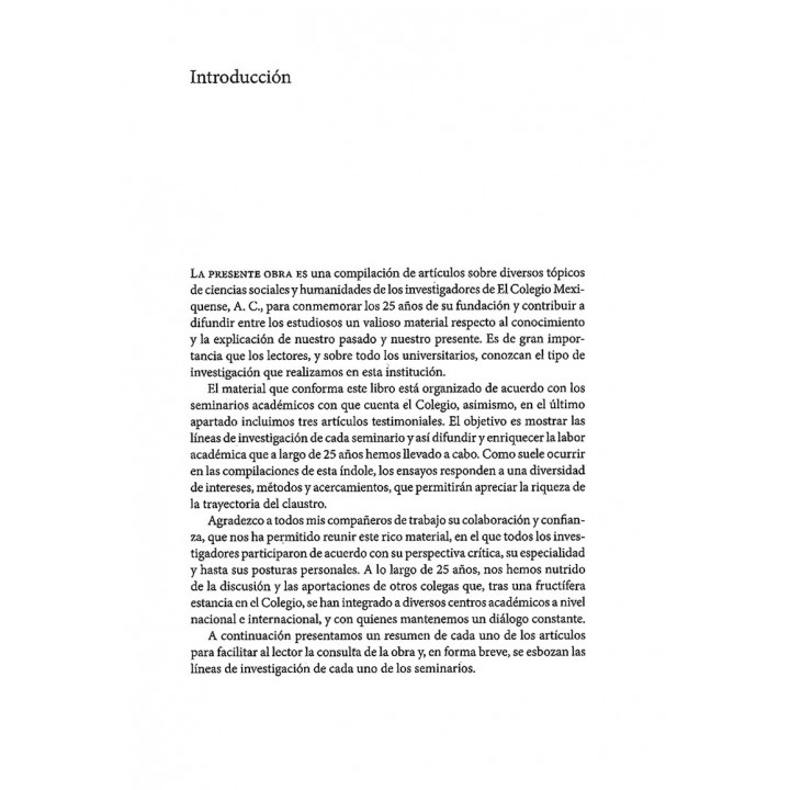 25 Años de investigación en Ciencias Sociales y Humanidades, ...