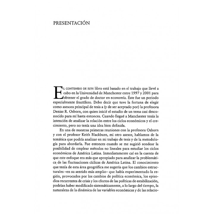 No-linealidades ciclos económicos en América Latina