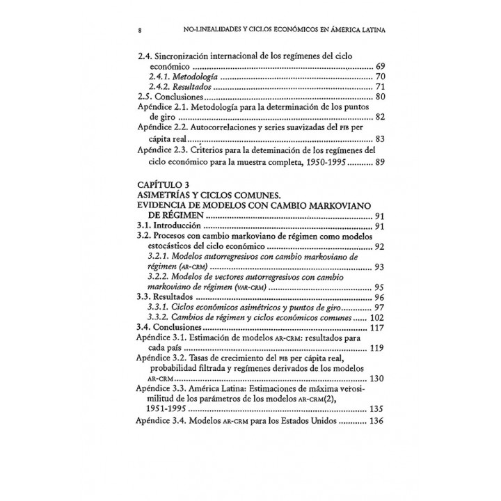 No-linealidades ciclos económicos en América Latina