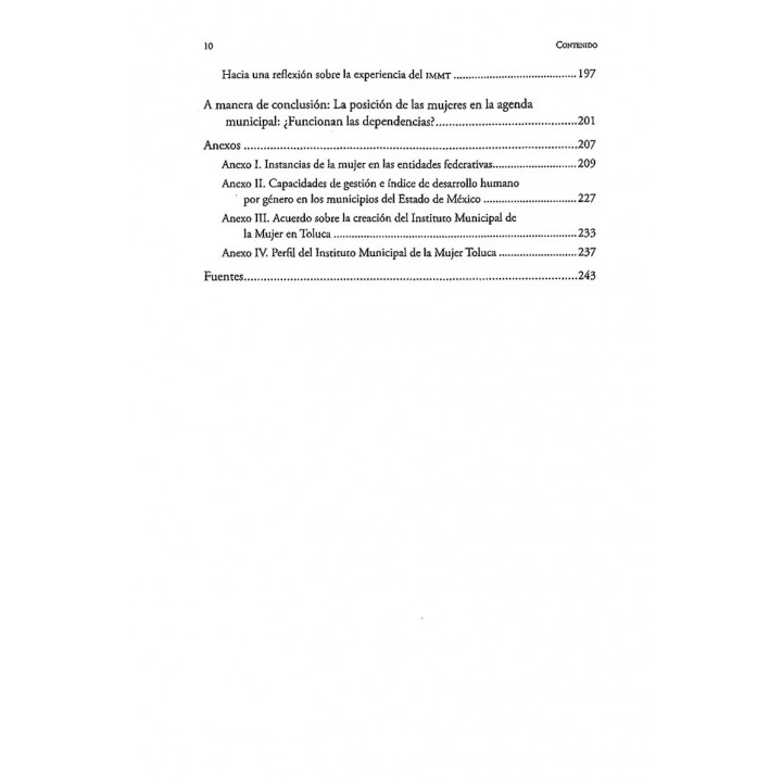 Un lugar indefinido. El género en la agenda municipal. La reconstrucción local de la política nacional en el Estado de México.