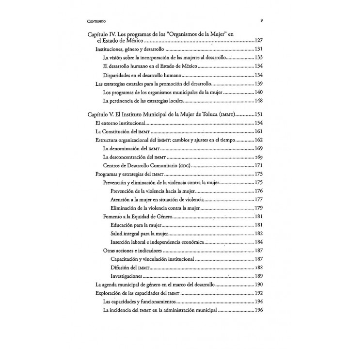 Un lugar indefinido. El género en la agenda municipal. La reconstrucción local de la política nacional en el Estado de México.