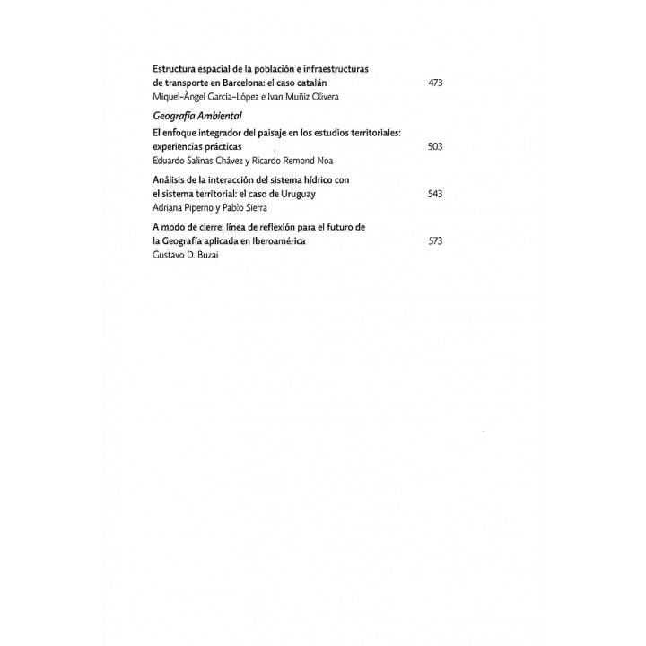 Geografía aplicada en Iberoamérica. Avances, retos y perspectivas