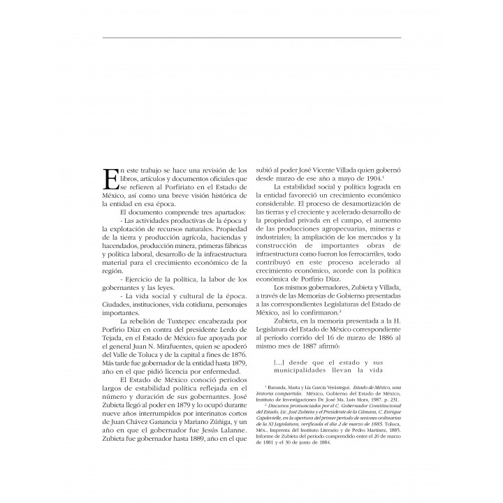 Bibliografía comentada. El Estado de México durante...