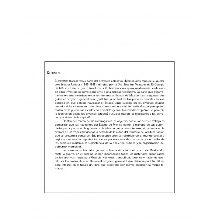 El Estado de México durante la Guerra México-Estados...