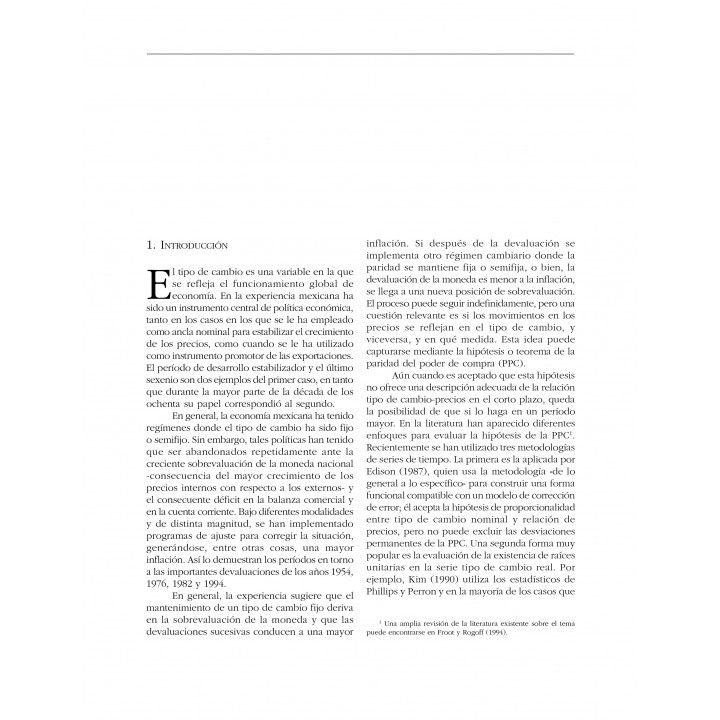 Relación entre precios internos y externos: el caso...