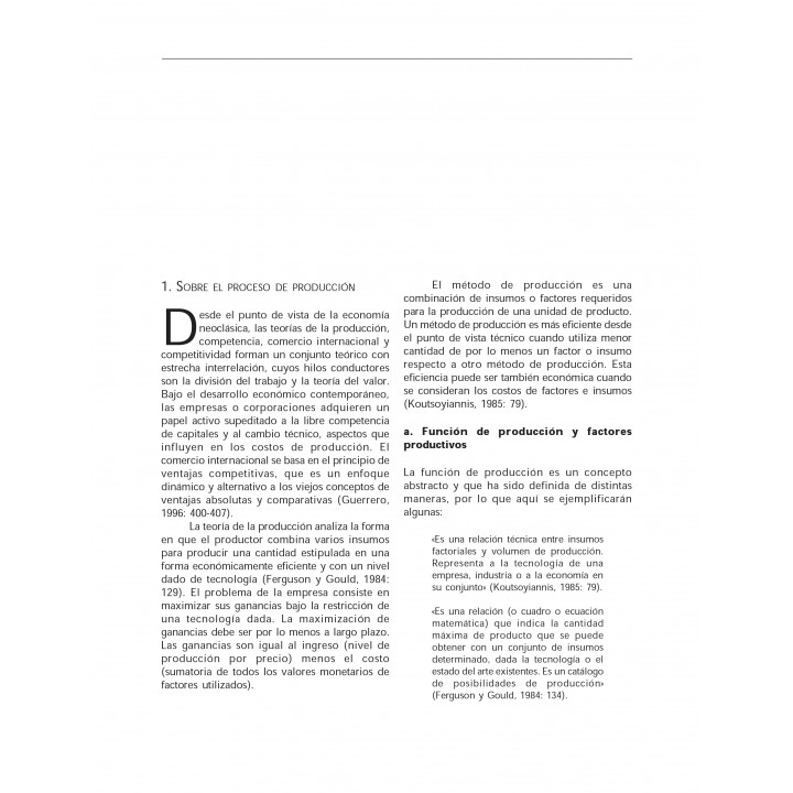 El contexto espacial de las actividades económicas