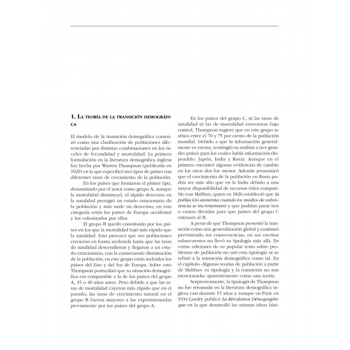 La teoría de la transición epidemiológica