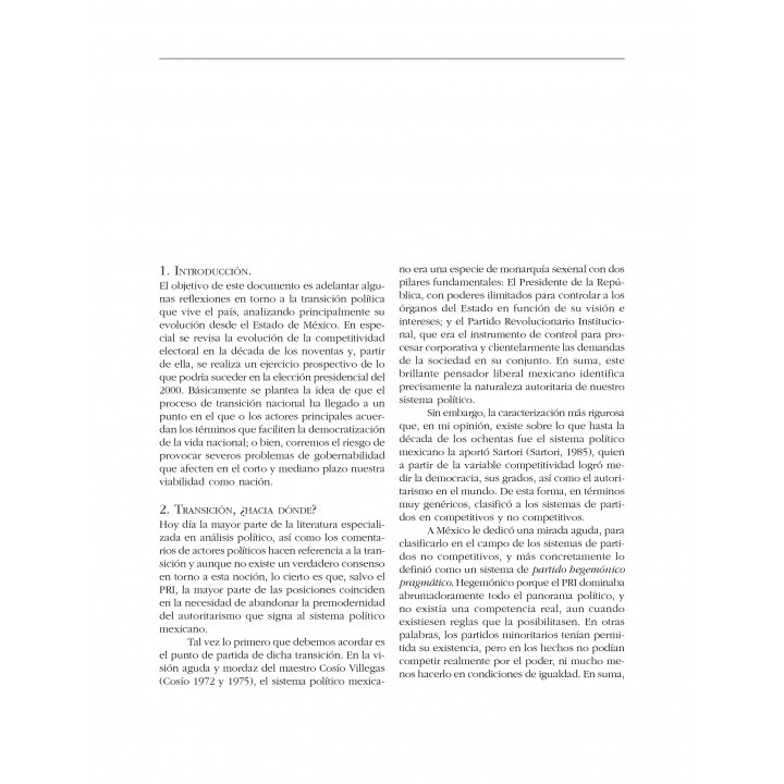 La transición política mexicana desde el Estado de México...