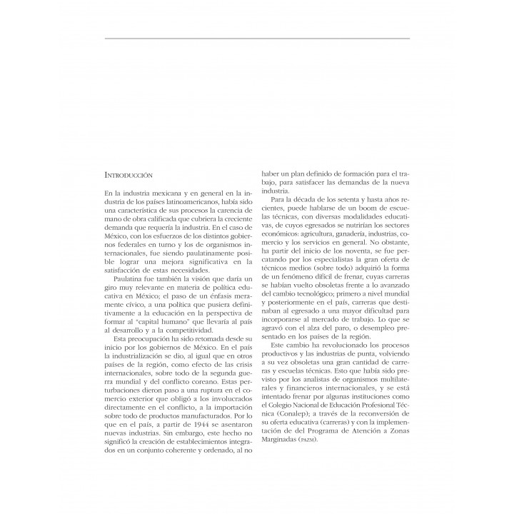 La política de educación en el desarrollo socioeconómico...