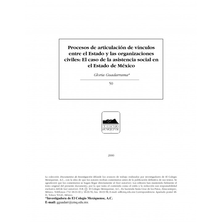 Procesos de articulación de vínculos entre el Estado y la...