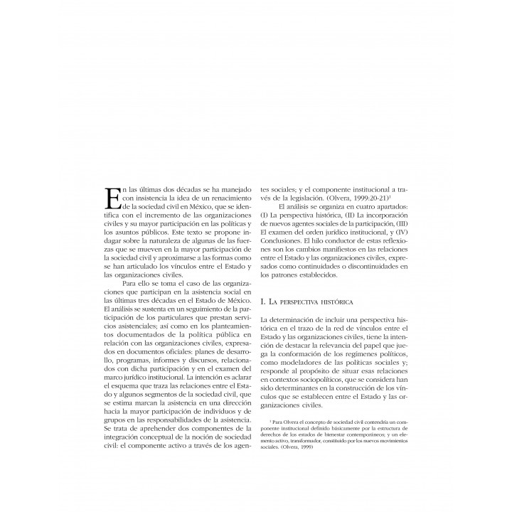 Procesos de articulación de vínculos entre el Estado y la...