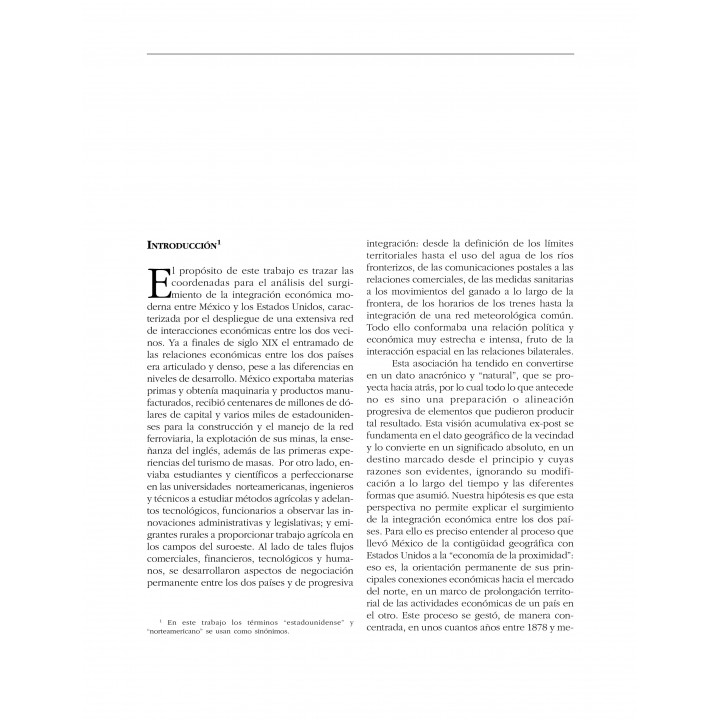 El surgimiento de la integración económica entre México...