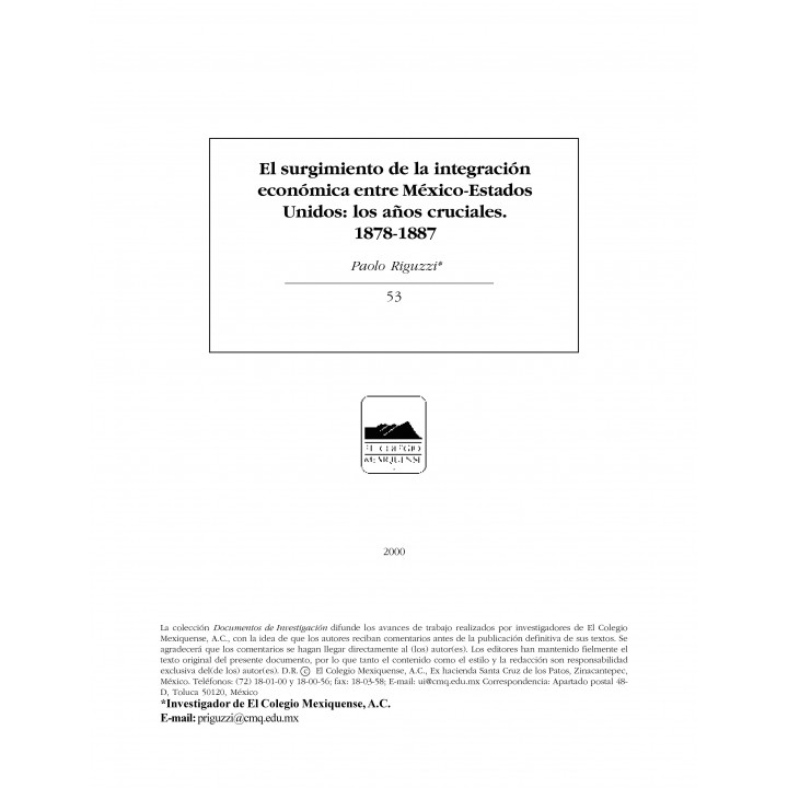 El surgimiento de la integración económica entre México...