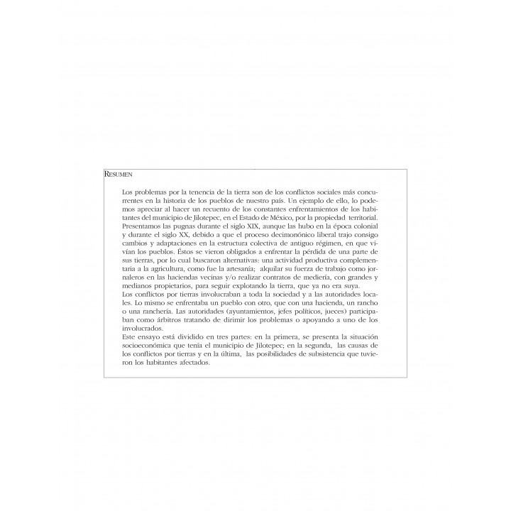 Problemas por tierras de los pueblos de la municipalidad...