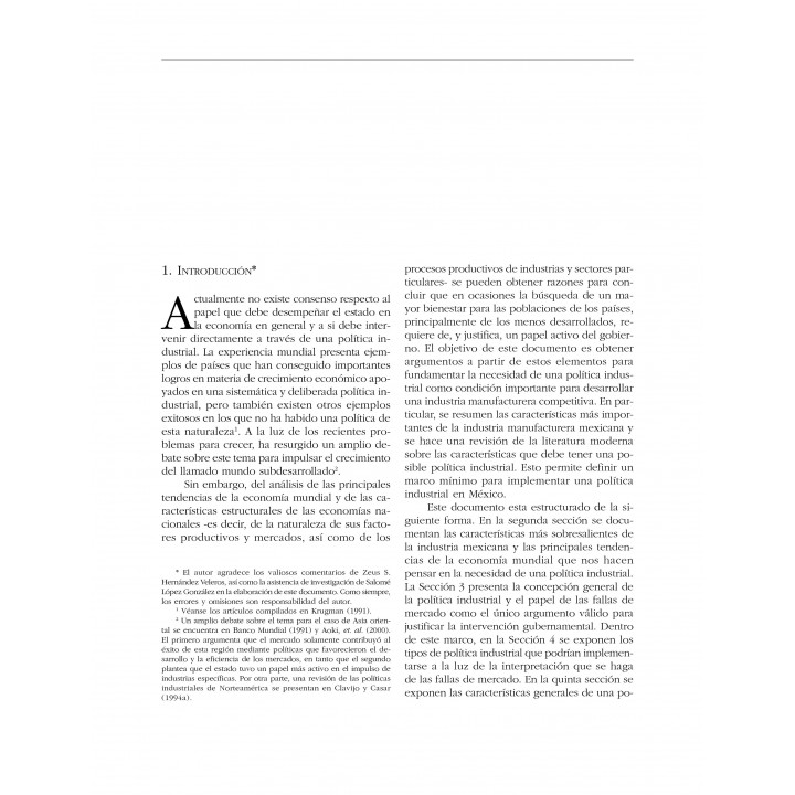 El papel del gobierno en el desarrollo económico...