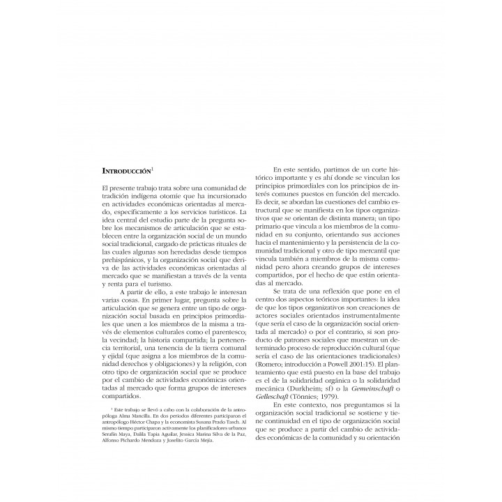 La Marquesa y San Jerónimo Acazulco una comunidad