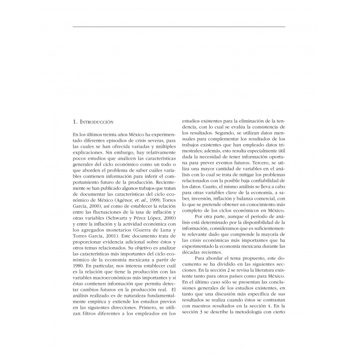 Ciclos economícos en México