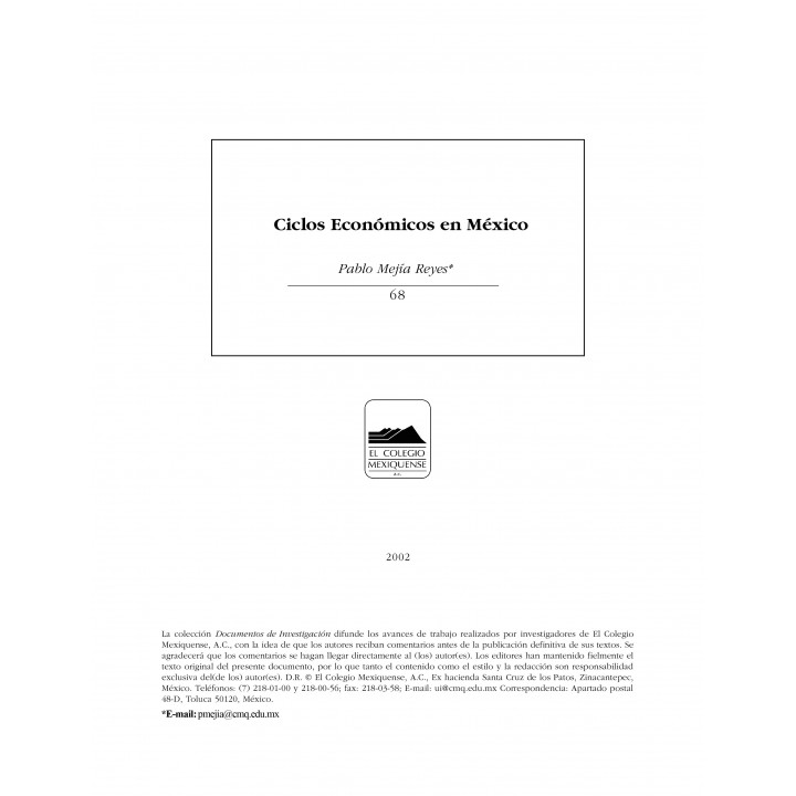 Ciclos economícos en México