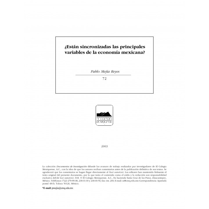 Están sincronizadas las principales variables de la economía...